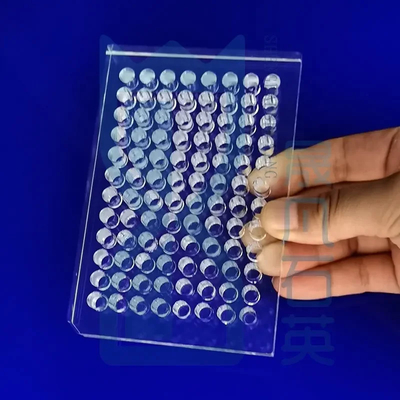 Custom High Temperature Resistant Ultra-nipis Transparent Quartz Sheet Pabrik