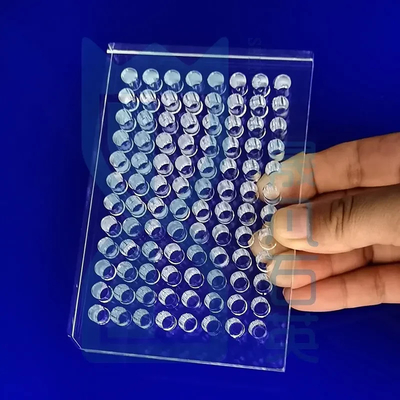Custom High Temperature Resistant Ultra-nipis Transparent Quartz Sheet Pabrik