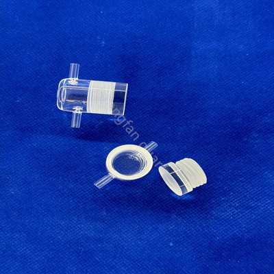 Pabrik Custom suhu tinggi dan tahan korosi Kemurnian tinggi laboratorium disegel Kuarsa Thread Pipe