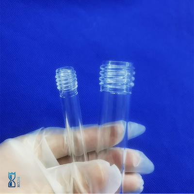 Custom tinggi kemurnian suhu tinggi disegel laboratorium pipa benang kuarsa