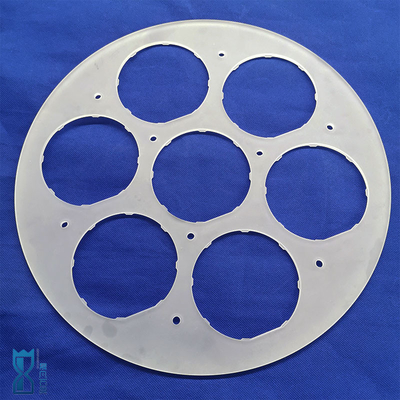 CNC Custom Suhu Tinggi Dan Korosi Tahan Semikonduktor Quartz Chip Punch Sheet