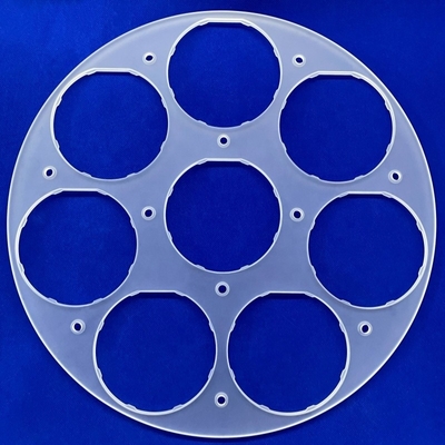 CNC Custom Suhu Tinggi Dan Korosi Tahan Semikonduktor Quartz Chip Punch Sheet