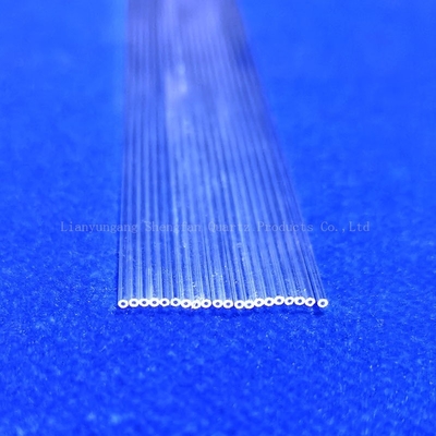 Custom suhu tinggi dan ketahanan korosi kemurnian tinggi Kuarsa Kapiler dinding ketebalan 0,25mm