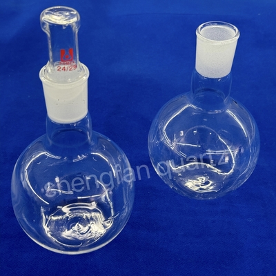Custom tinggi kemurnian suhu tinggi disegel laboratorium pipa benang kuarsa