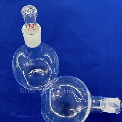 Custom tinggi kemurnian suhu tinggi disegel laboratorium pipa benang kuarsa