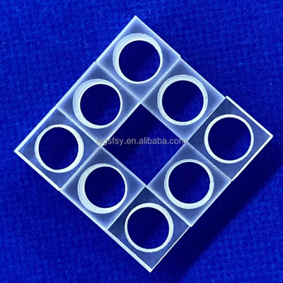 Professional Custom Korosi Perforated Quartz Glass Sheet
