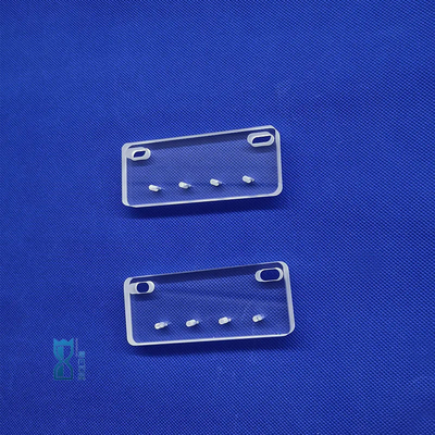 Pabrik Custom High Transparent Transparent Quartz Punch Sheet