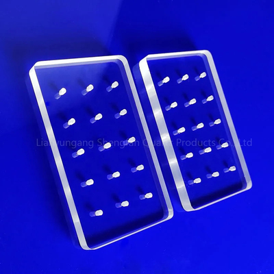 Lembar Kaca Perforasi Kuarsa Ultraviolet