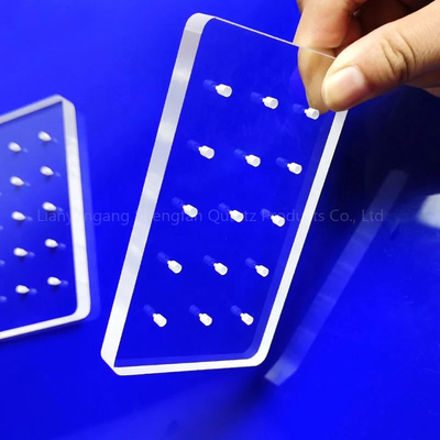 Lembar Kaca Perforasi Kuarsa Ultraviolet