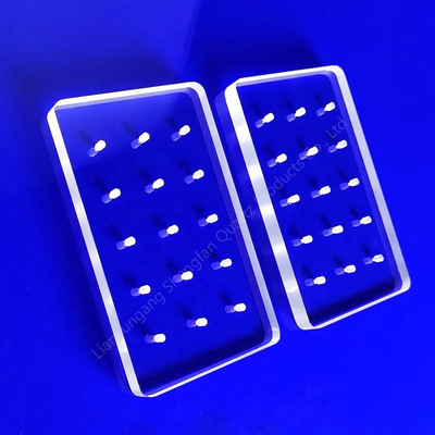 Lembar Kaca Perforasi Kuarsa Ultraviolet
