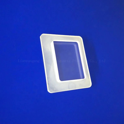 Pabrik kustom tahan suhu tinggi transparan Langkah Quartz Glass Sheet