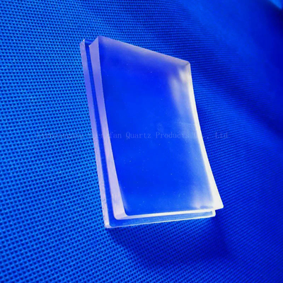 Pabrik kustom tahan suhu tinggi transparan Langkah Quartz Glass Sheet