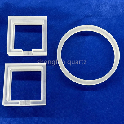 Pabrik Custom High Temperature Resistant Opaque Quartz Ring