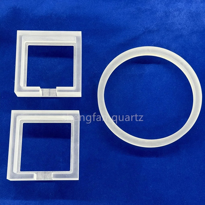 Pabrik Custom High Temperature Resistant Opaque Quartz Ring