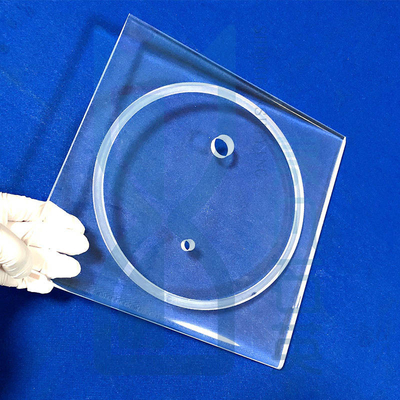 CNC Machining of High Precision Fused Quartz Perforated Quartz Glass Sheets (Pengolahan CNC Lembar Kaca Kuarsa Yang Dilelehkan Dengan Presisi Tinggi)