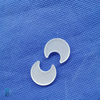 Pabrik Custom tahan suhu tinggi Frosted Perforated Quartz Sheet