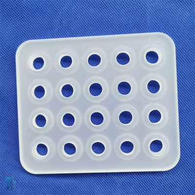 Professional Custom High Temperature Resistant Frosted Perforated Quartz Glass Sheet
