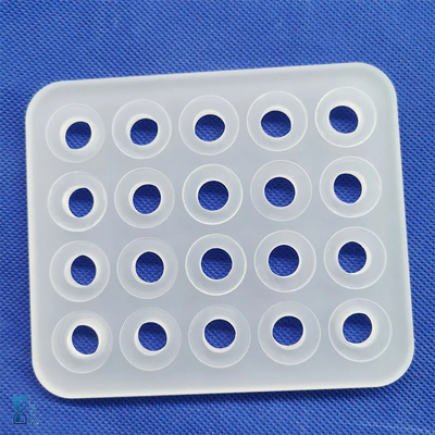 Professional Custom High Temperature Resistant Frosted Perforated Quartz Glass Sheet