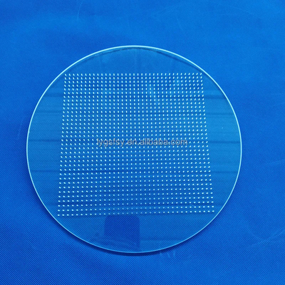 Lembar Kuarsa Laser Transparan Perforasi UV Profesional