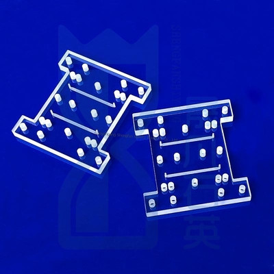CNC finishing custom transmisi cahaya tinggi kuarsa step sheet