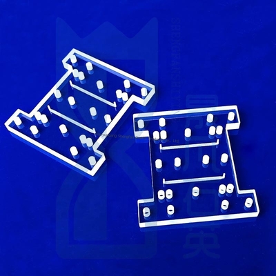 CNC finishing custom transmisi cahaya tinggi kuarsa step sheet