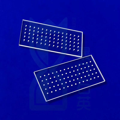 Profesional Custom Ultraviolet Laser Pengeboran Quartz Kaca