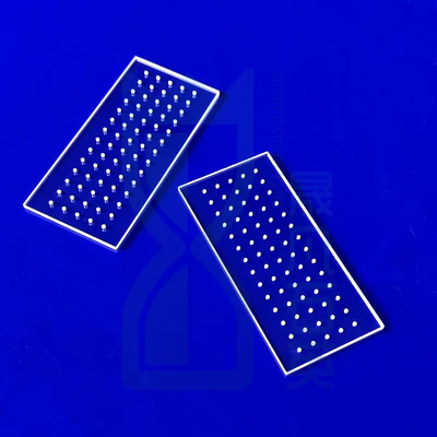 Profesional Custom Ultraviolet Laser Pengeboran Quartz Kaca