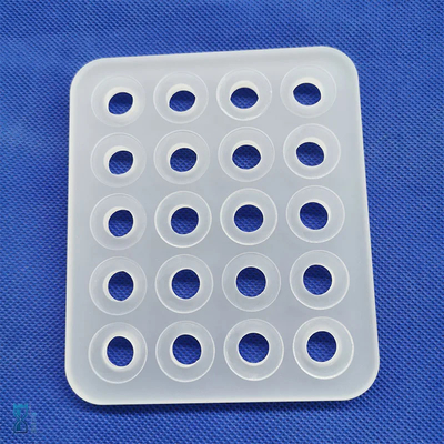Professional Custom Opaque Perforated Quartz Sheet tahan suhu tinggi