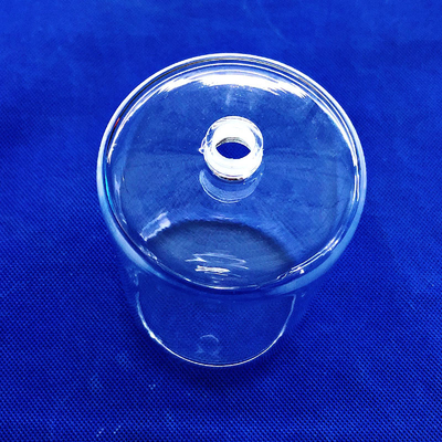 Custom tinggi kemurnian suhu tinggi disegel laboratorium pipa benang kuarsa