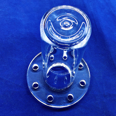 Pemasok Membuat Flanges Kuarsa Transparent yang tahan korosi suhu tinggi