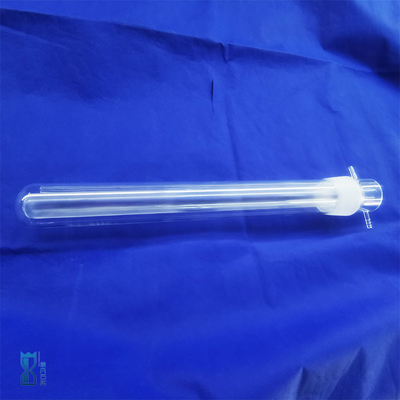 Pabrik tahan korosi suhu tinggi Laboratorium khusus Industri Kuarsa Bottom Round Flat Test Tube
