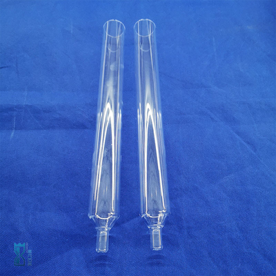 Pabrik tahan korosi suhu tinggi Laboratorium khusus Industri Kuarsa Bottom Round Flat Test Tube