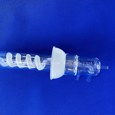 Pabrik tahan korosi suhu tinggi Laboratorium khusus Industri Kuarsa Bottom Round Flat Test Tube