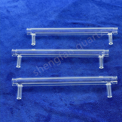 Pabrik tahan korosi suhu tinggi Laboratorium khusus Industri Kuarsa Bottom Round Flat Test Tube