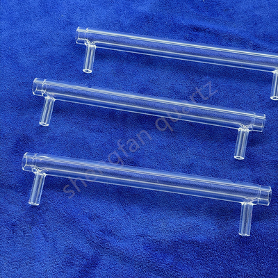 Pabrik tahan korosi suhu tinggi Laboratorium khusus Industri Kuarsa Bottom Round Flat Test Tube