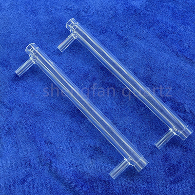 Pabrik tahan korosi suhu tinggi Laboratorium khusus Industri Kuarsa Bottom Round Flat Test Tube