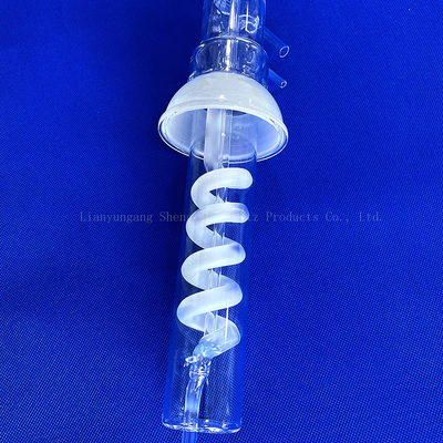 Pabrik tahan korosi suhu tinggi Laboratorium khusus Industri Kuarsa Bottom Round Flat Test Tube