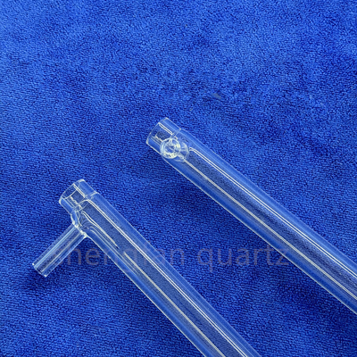 Pabrik tahan korosi suhu tinggi Laboratorium khusus Industri Kuarsa Bottom Round Flat Test Tube