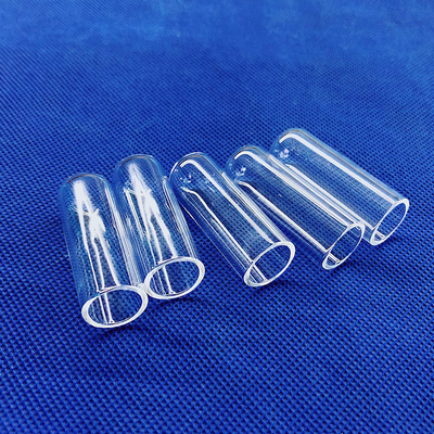 Pabrik tahan korosi suhu tinggi Laboratorium khusus Industri Kuarsa Bottom Round Flat Test Tube