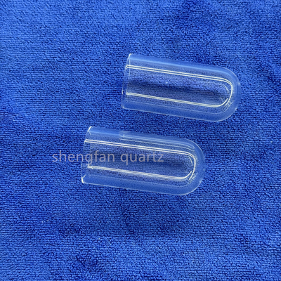 Pabrik tahan korosi suhu tinggi Laboratorium khusus Industri Kuarsa Bottom Round Flat Test Tube
