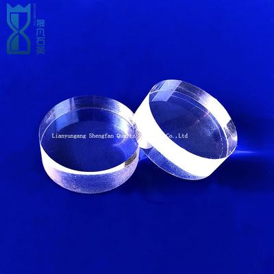 Transparent Frosted Stone Step Fused Silica Sheet Untuk Optik