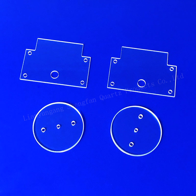 CNC Machining of High Precision Fused Quartz Perforated Quartz Glass Sheets (Pengolahan CNC Lembar Kaca Kuarsa Yang Dilelehkan Dengan Presisi Tinggi)