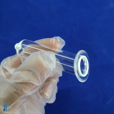 Pabrik tahan korosi suhu tinggi Laboratorium khusus Industri Kuarsa Bottom Round Flat Test Tube