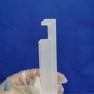 Pabrik Custom tahan suhu tinggi Opaque Perforated Quartz Sheet