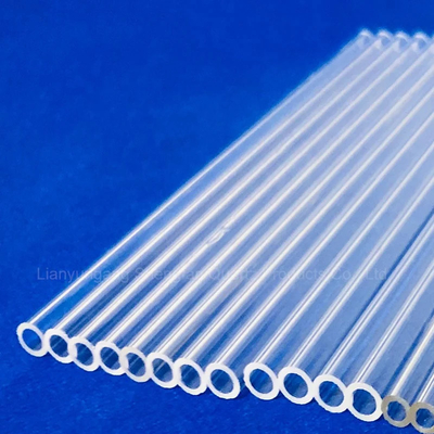 Pabrik kustom suhu tinggi dan murni tinggi tabung quartz kaca