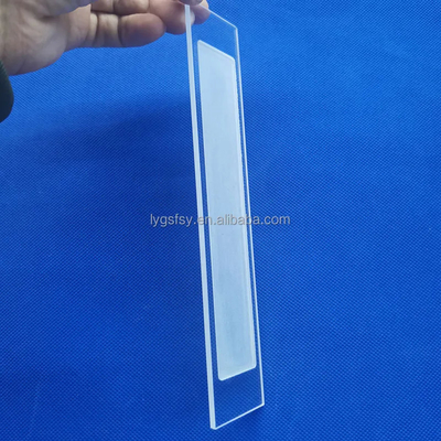 Laboratorium Cnc Finishing Slotted Quartz Sheet tahan asam dan alkali