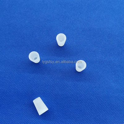Professional Custom Opaque Perforated Quartz Parts Tahan Suhu Tinggi
