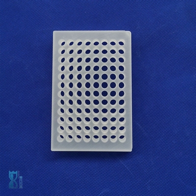 Custom Ultra Thin Clear Quartz Glass Plate Round Optical Plate Dengan Memotong Quartz Plate Dibor