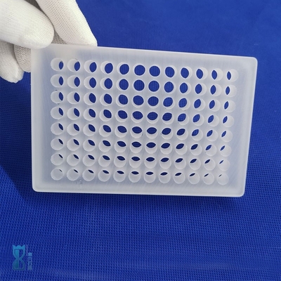 Custom Ultra Thin Clear Quartz Glass Plate Round Optical Plate Dengan Memotong Quartz Plate Dibor