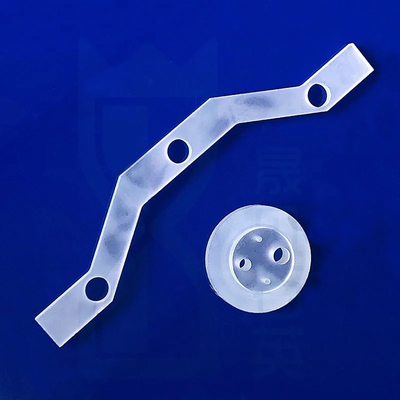 Optical High Purity Perforated Quartz Shape Parts Jelas